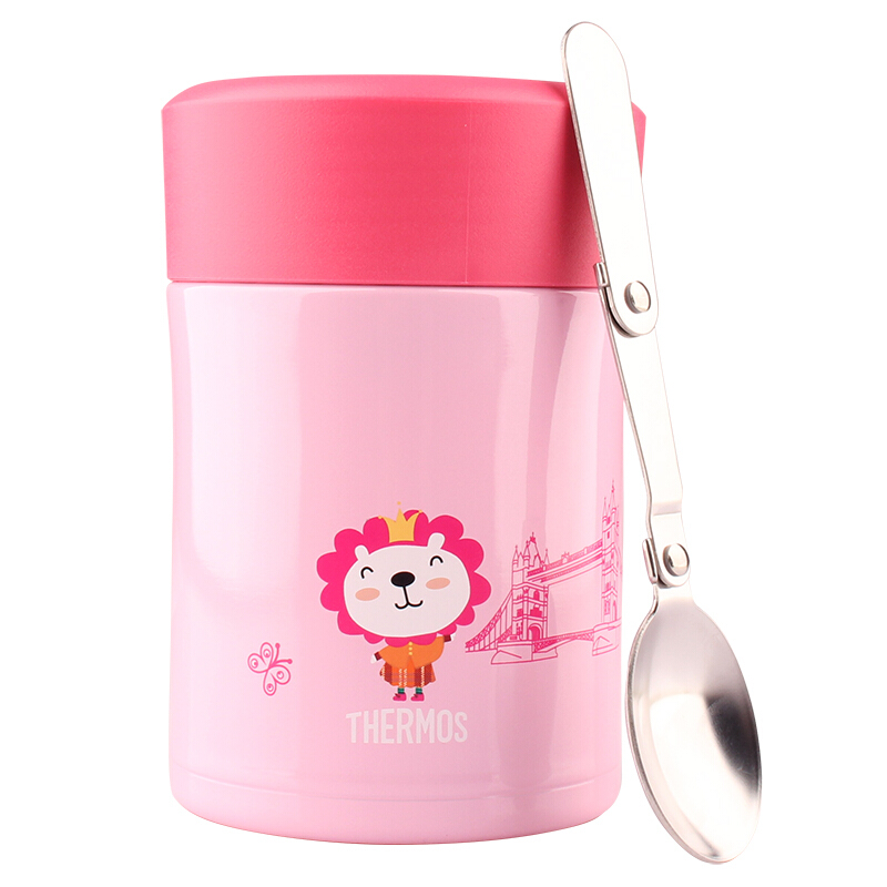 膳魔师(THERMOS)TCLA-470S(荧光绿)真空不锈钢保温焖烧罐焖烧杯470ml - 膳魔师(THERMOS)
