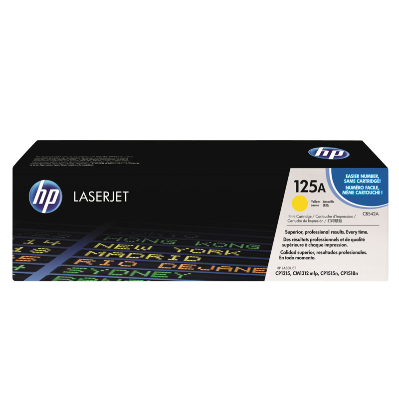 惠普(HP)125A(黄色)硒鼓CB542A