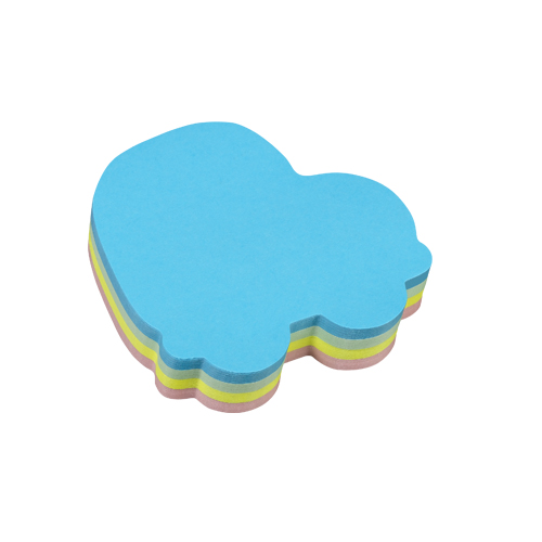 N次贴(STICKN)33005(荧光混色)轧型便条砖(汽车)模造便条纸70x70mm,160张/本