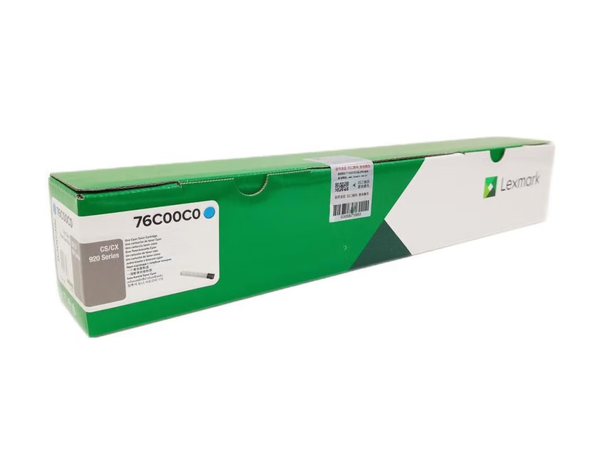 利盟(Lexmark) 76C00C0 打印量11500页 适用CS921/CS923/CX921/CX922/CX923 墨粉盒 青色 (计价单位:支 - 利盟