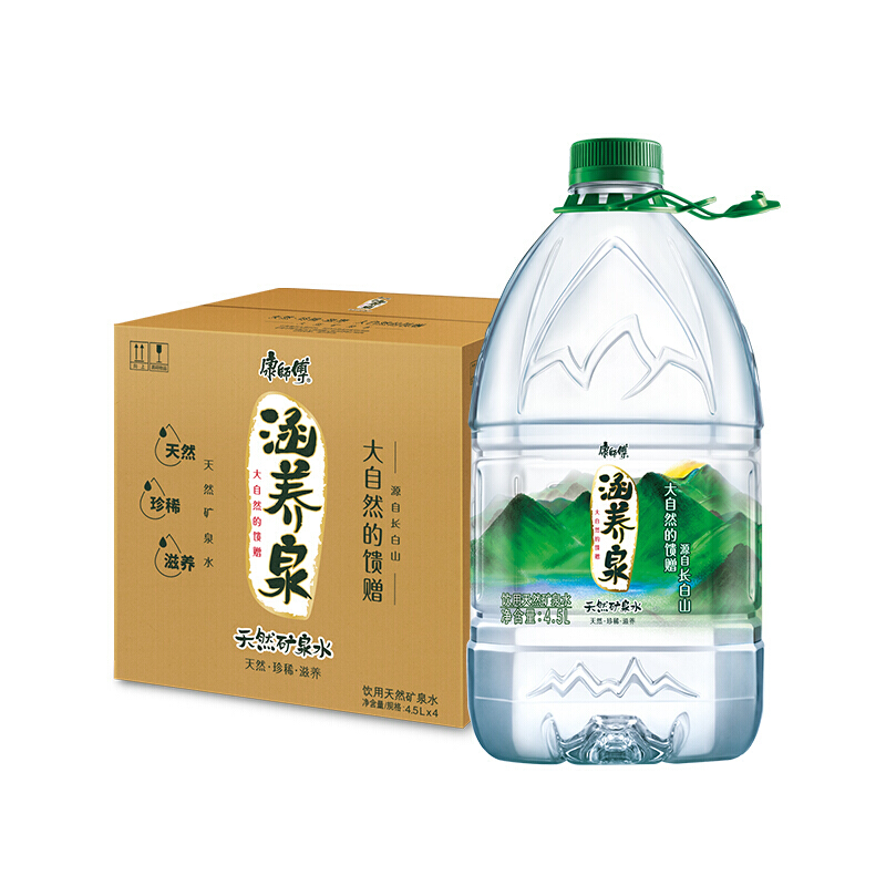 康师傅 涵养泉4.5L*4瓶
