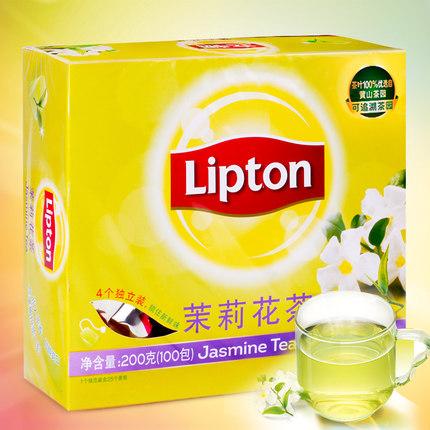 立頓(Lipton) S100-63916250#茉莉花茶茶包200g(2g*100袋)/盒