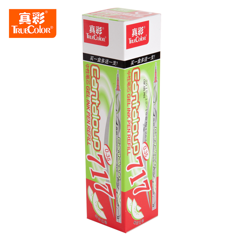 真彩(TRUECOLOR)PL717(红色)哈密瓜香味中性笔芯