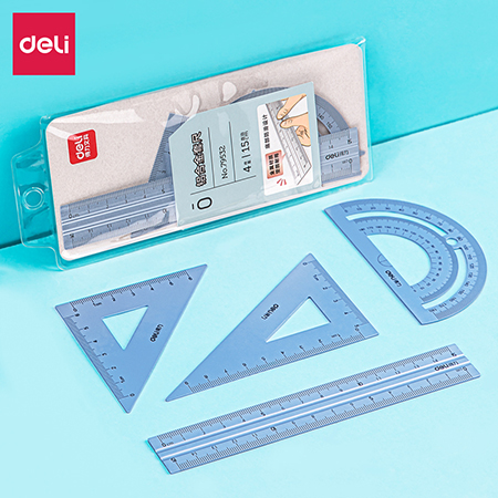得力(deli)79532(蓝色)金属套尺