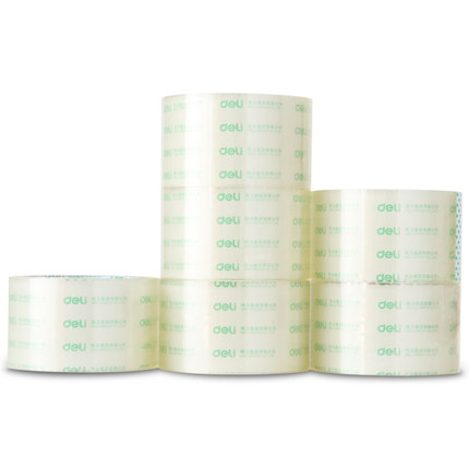 得力(deli)30323(超透)封箱胶带60mm*60y - 得力(deli)