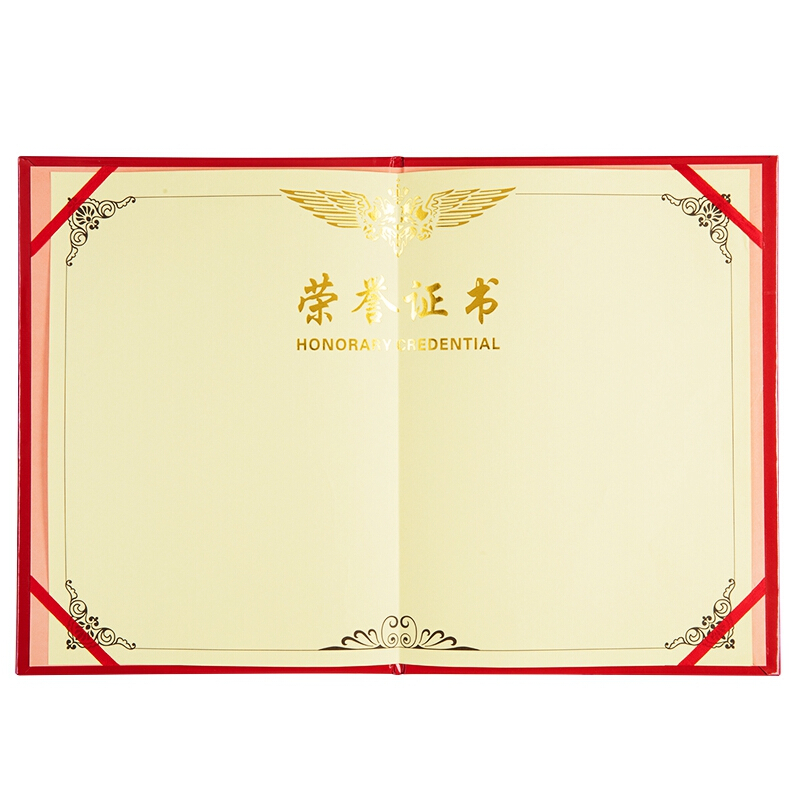 得力(deli)3232(黄色)荣誉证书内芯50张/包12K