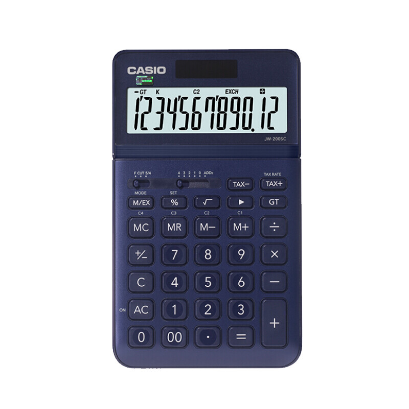 卡西欧(CASIO)时尚办公JW200-SC-BU(蓝)