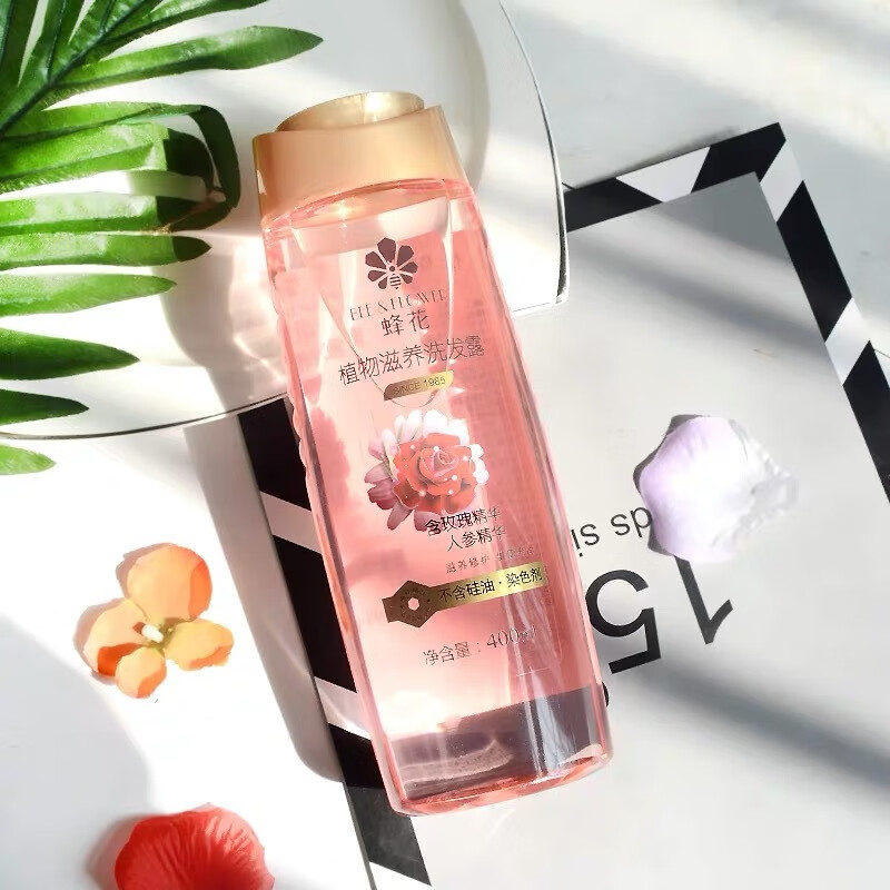 蜂花(BEE&FLOWER)植物无硅滋养洗发露(玫瑰)400ml