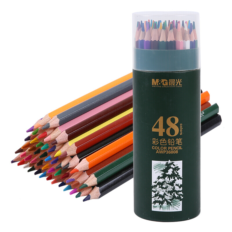 晨光(M&G)AWP36808(48色)PP筒装彩色铅笔