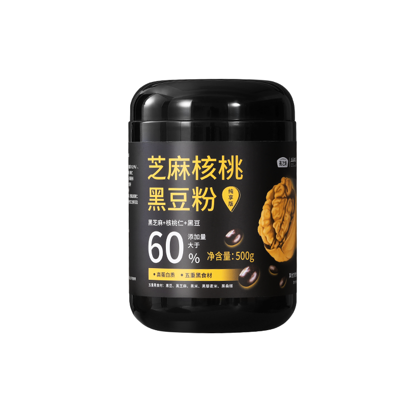 芝麻核桃黑豆粉纯享版500g