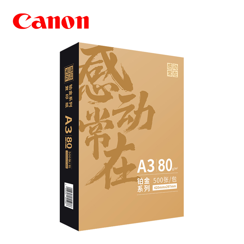 感动常在铂金复印纸 80G A3 500S 5包/箱