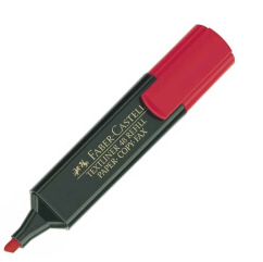 辉柏嘉(Faber-castell)154821(红色)荧光笔
