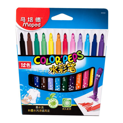 马培德(Maped)845020CH(12色)12色盒装水彩笔