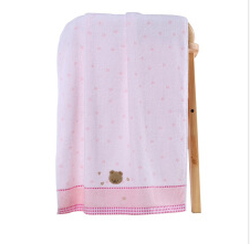 金号(KING SHORE)3366WH(红)小熊浴巾300克130*65mm