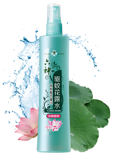 六神 20856喷雾驱蚊花露水(冰莲香型)180ml