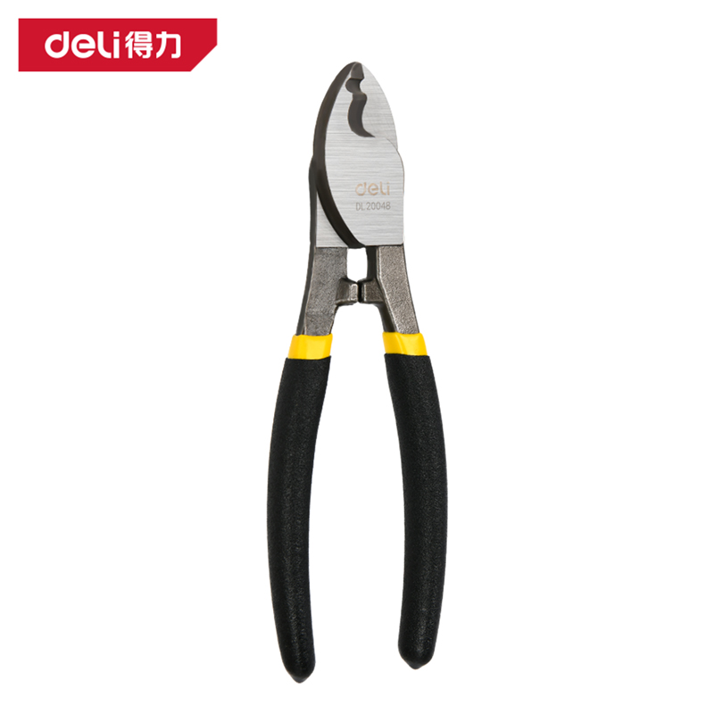 得力工具DL20048电缆剪6寸(黄)(把)