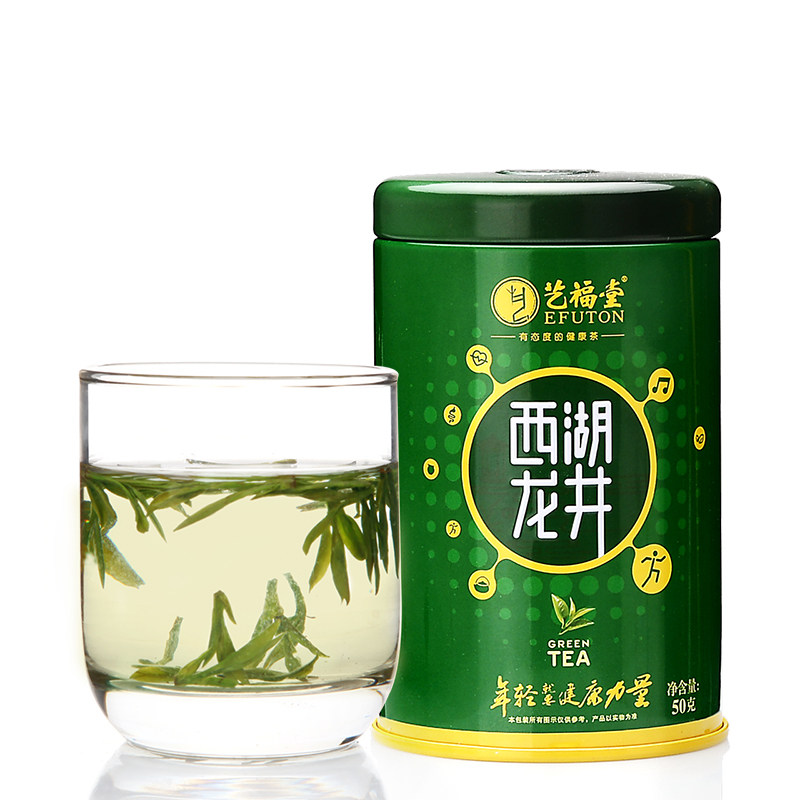 艺福堂 西湖龙井贡韵茶50g/罐EFU11+