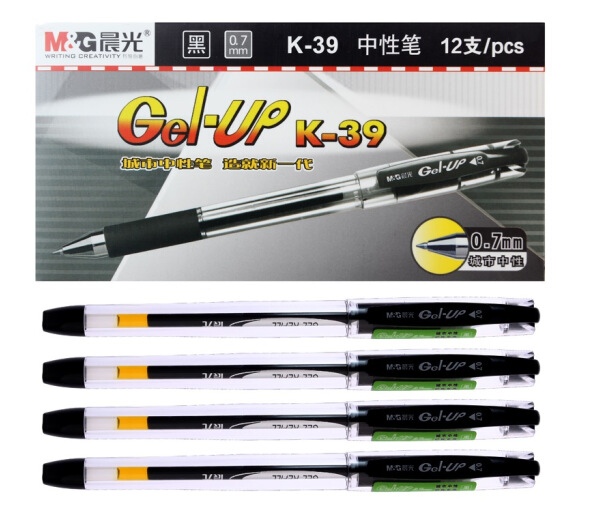 晨光(M&amp;amp;G)K39A(黑)中性笔签字0.7