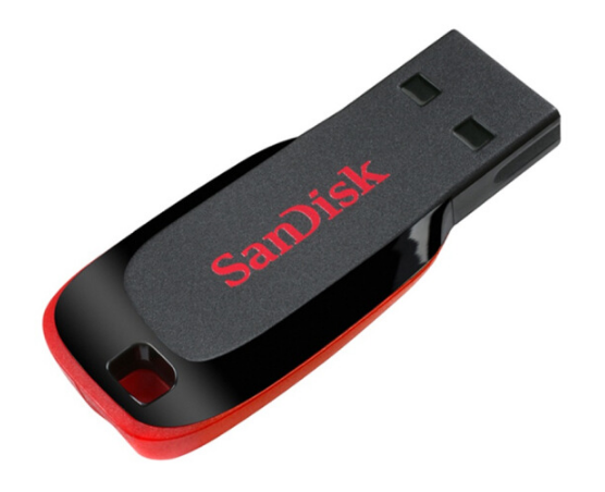 闪迪(SanDisk)CZ50-128G USB2.0 (黑红)酷刃闪存盘