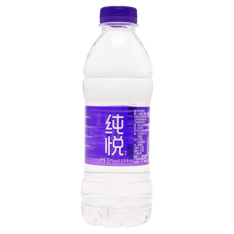 纯悦饮用矿物质水矿泉水350ml*24瓶