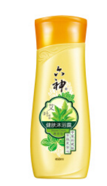 六神 艾叶健肤沐浴露(清凉型)450ml