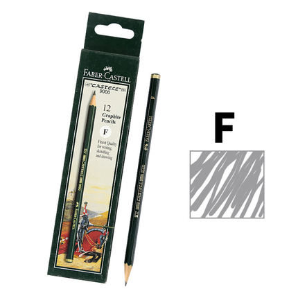 辉柏嘉(Faber-castell)9000美术用绘图铅笔F