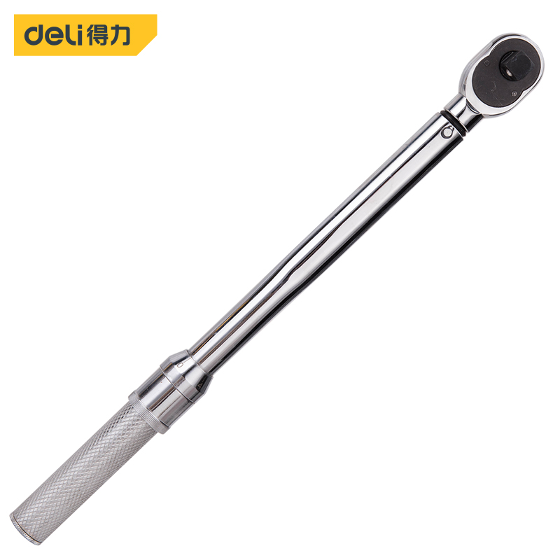 得力工具DL-YN-20100预置扭力扳手1/2寸20-100Nm(银)(把)