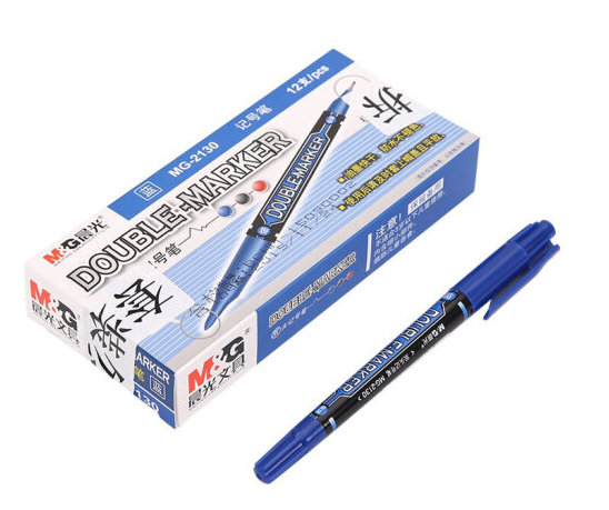 晨光(M&amp;amp;G)MG2130B(蓝)双头记号笔