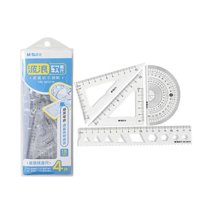晨光(M&G)ARL960H4波浪软套尺18cm