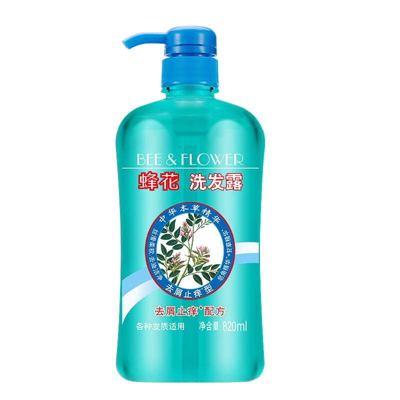 蜂花(BEE&FLOWER)本草洗发露(止痒去屑型)820ml