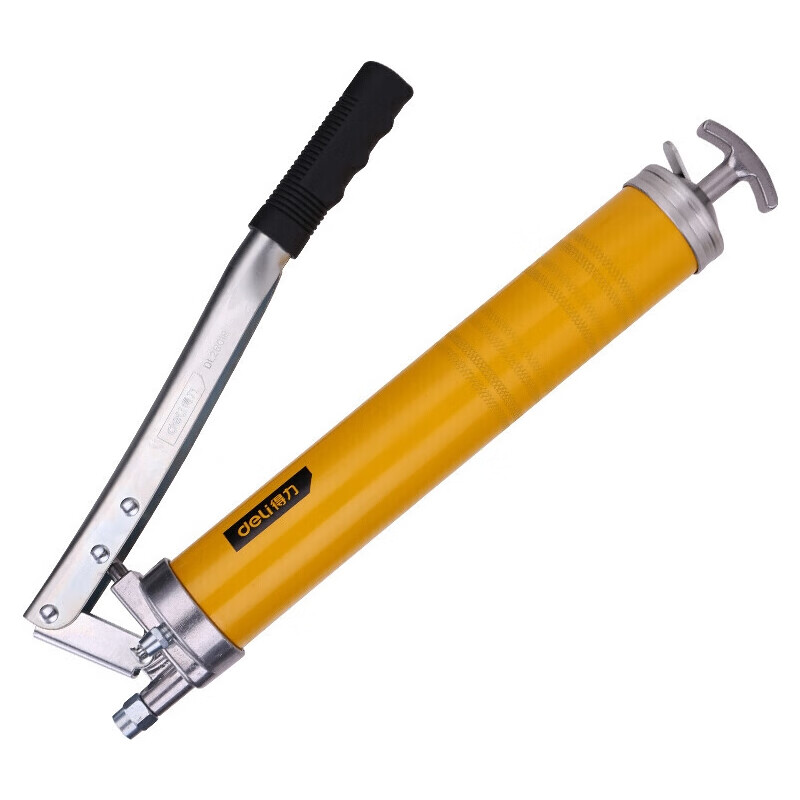 得力工具DL2601B双杠重型手动黄油枪600C(红)(把)