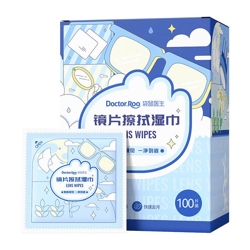 袋鼠医生  6*10cm 100片/盒  擦镜纸  (计价单位:盒)