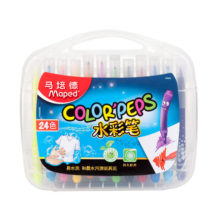 马培德(Maped)845055CH(24色)24色水彩笔
