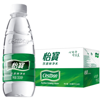 怡宝(C'estbon) 饮用纯净水350ML*24瓶