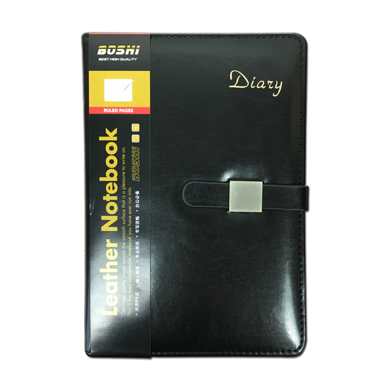 博士 GK25120-1 精品搭扣仿皮记事本 25k 黑色