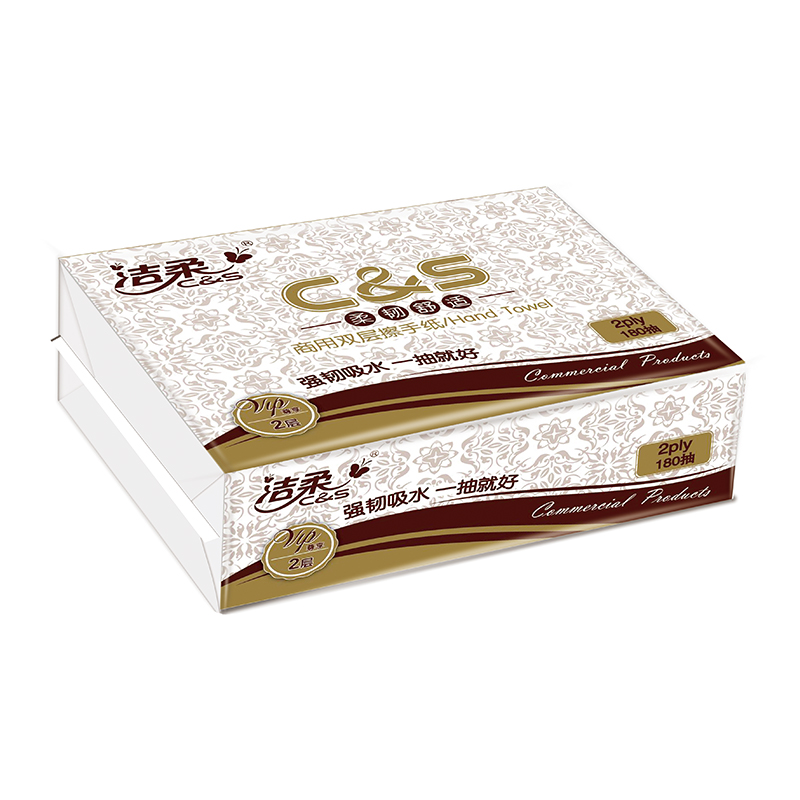 商用-洁柔(C&S)JC013-20A 2层擦手纸-180抽