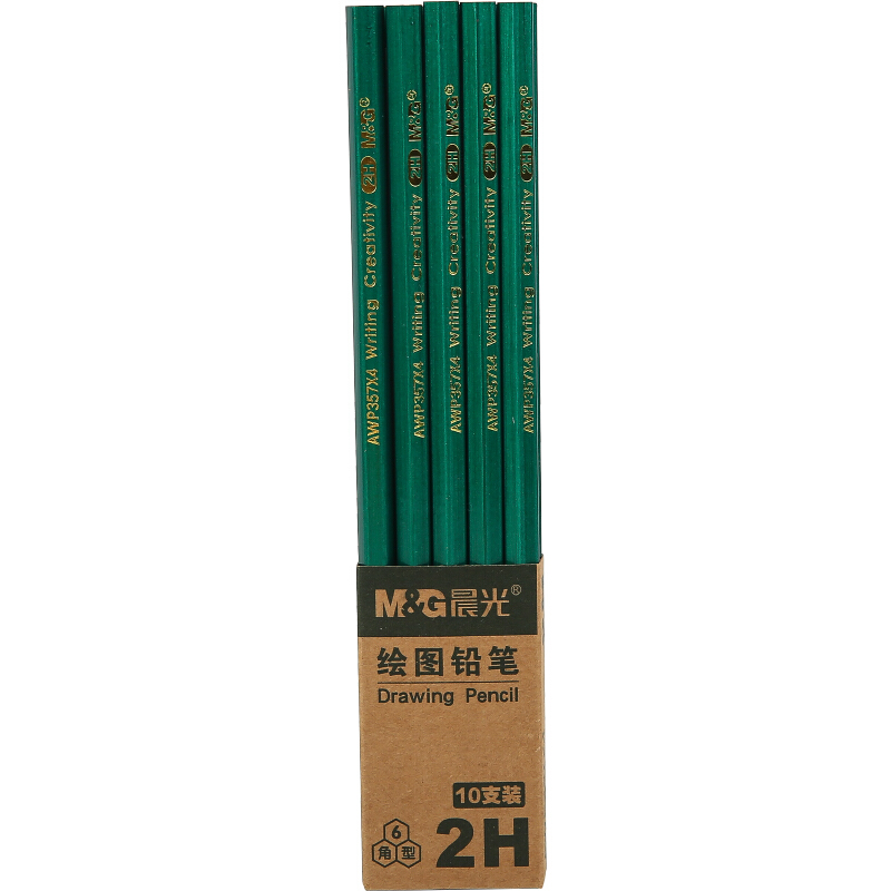 晨光(M&G)AWP357X4六角木杆铅笔经典(2H)