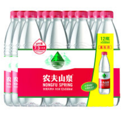农夫山泉(NONGFU SPRING)天然饮用水550ml*12瓶(塑封膜装)