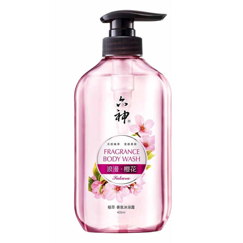 六神 香氛沐浴露 樱花 405ml