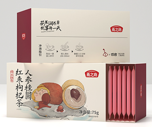 人参桂圆红枣枸杞茶75g(15包装)