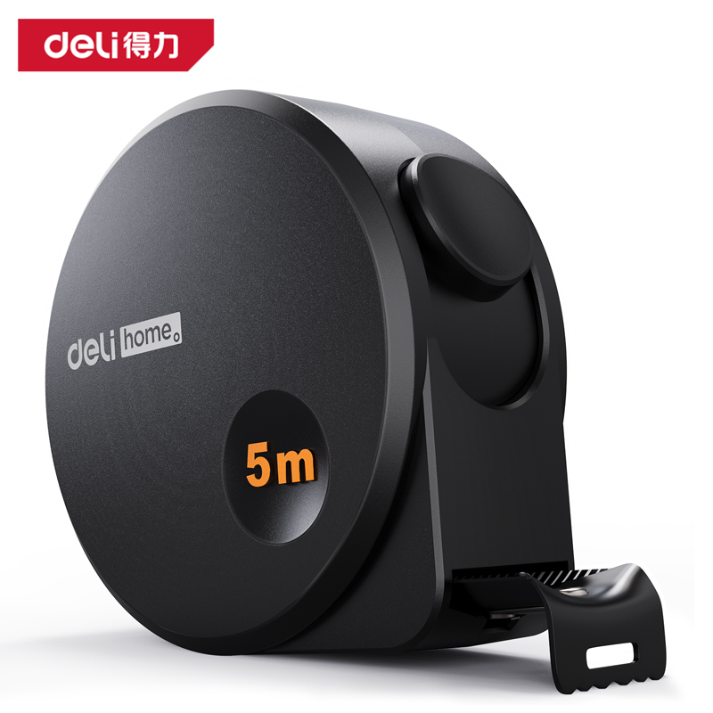 得力工具HT8519_home系列钢卷尺5mx19mm(黑)(把)