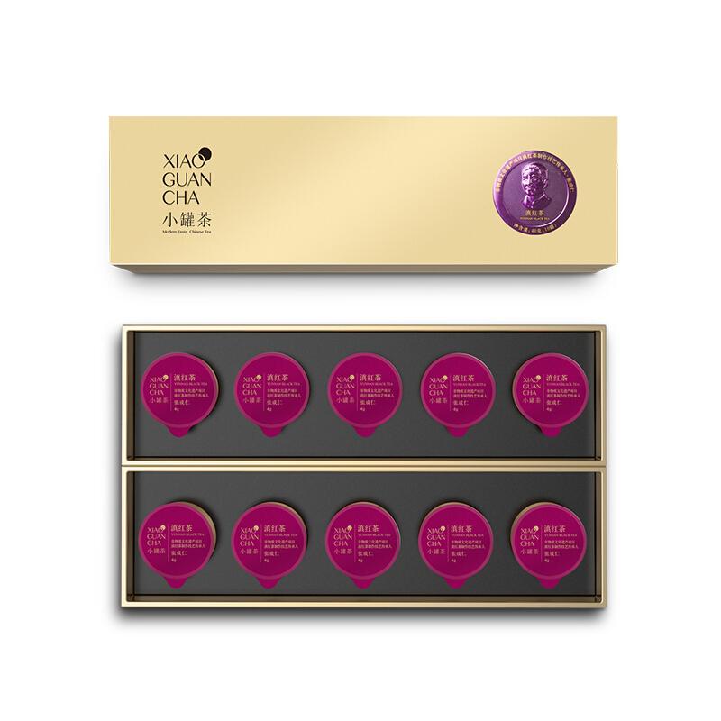 小罐茶 金罐滇红茶(10罐装)40g