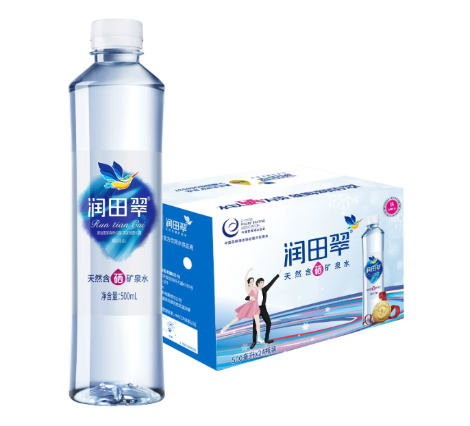 润田翠(runtian)天然含硒矿泉水500ml*24