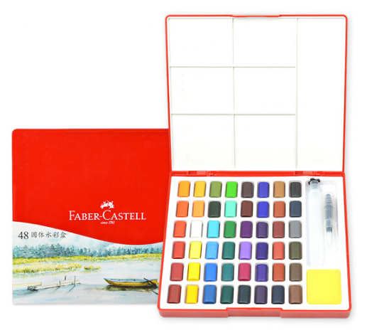 辉柏嘉(Faber-castell)576036(36色)固体水彩