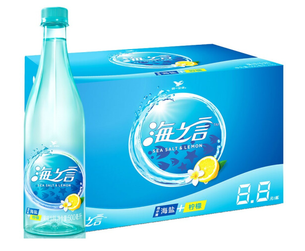 统一 海之言海盐柠檬水果饮料500ml*15瓶
