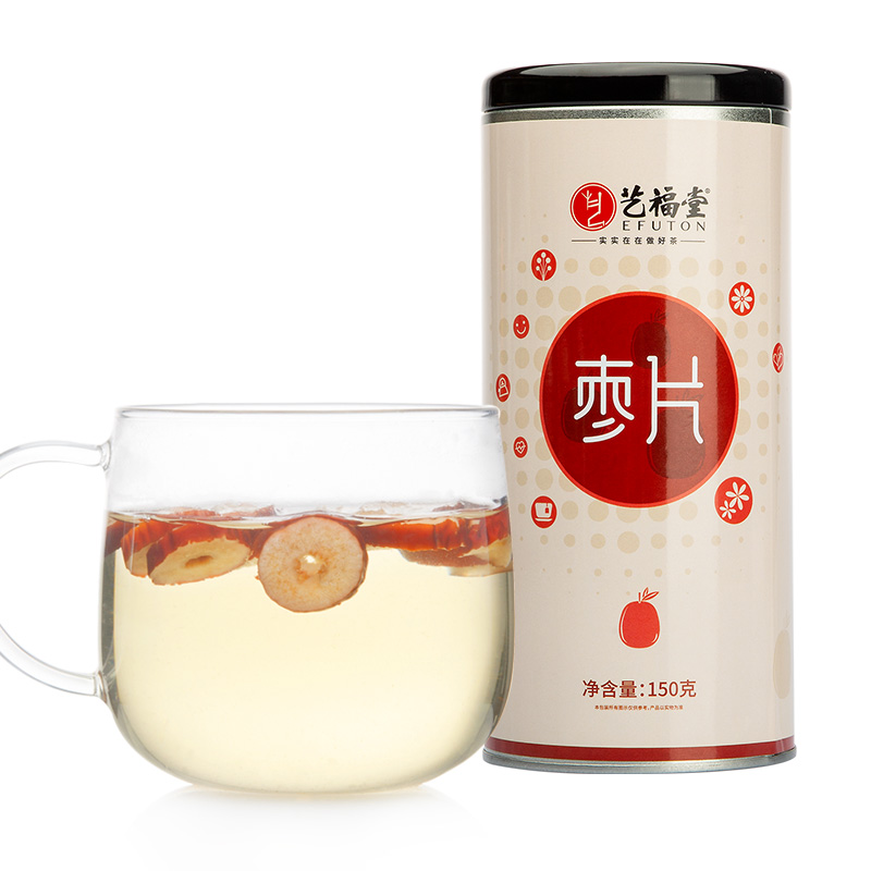 艺福堂 花草茶枣片150g/罐