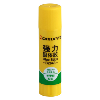 齐心(COMIX)B2643强力PVP固体胶9克白