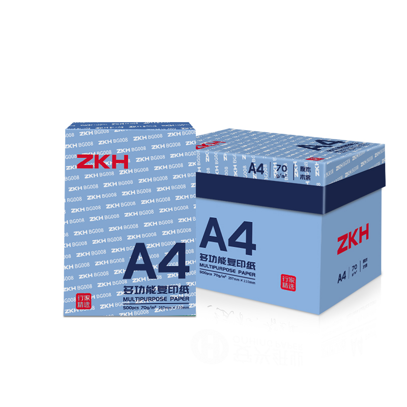 震坤行复印纸 70G A4 500S/包 5包/箱