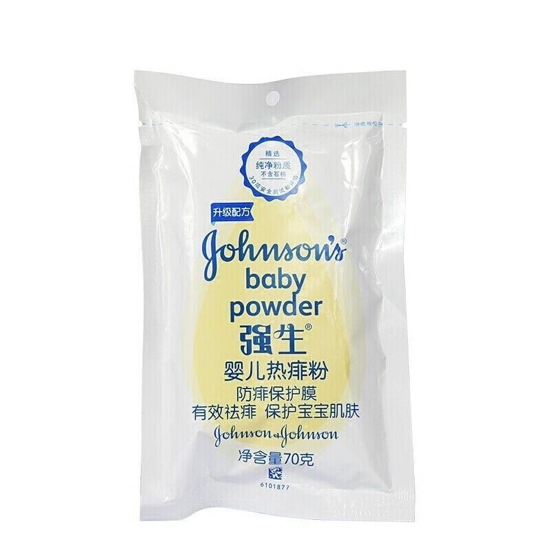 强生(Johnson)(袋)婴儿热痱粉70g