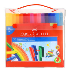 辉柏嘉(Faber-castell)155077(30色)可拼水彩笔PP礼盒装